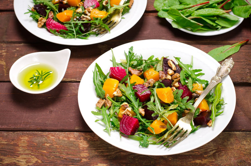 Roast Pumpkin and Walnut Salad