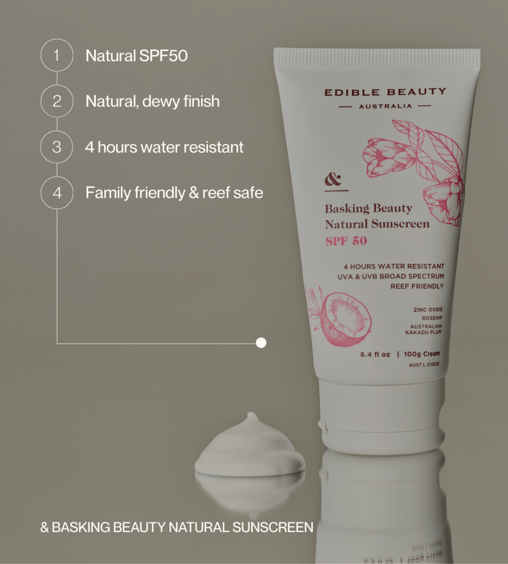 Basking Beauty Natural Sunscreen SPF50